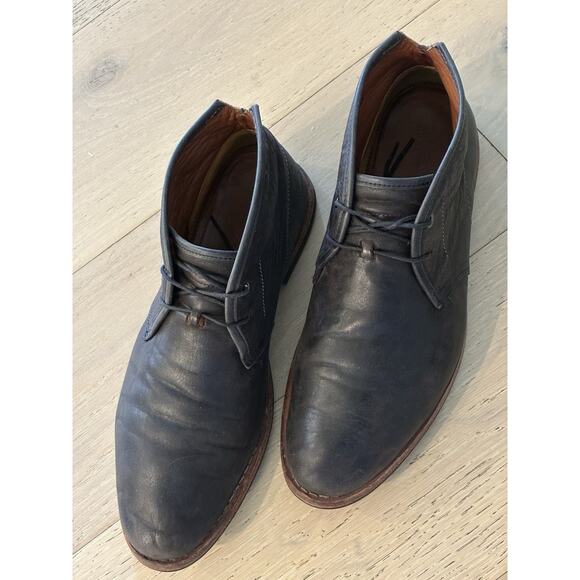 Timberland Wodehouse 75510 Chukka Boots Soft Faded Black Leather Mens Size 11